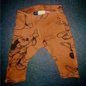 Zara x disney waffle knit pants